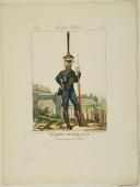 Photo 1 : GENTY : TROUPES RUSSES, PLANCHE 10, CARABINIER À PIED  -  GARDE IMPÉRIALE, 1815.