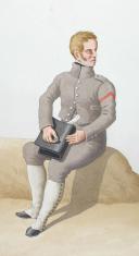 1817. Bataillons Coloniaux. Fusilier, Sergent