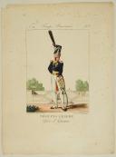 Photo 1 : GENTY : PLANCHE 31, OFFICIER D'INFANTERIE DE TROUPES LÉGERE, 1815
