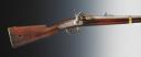 DRAGOON RIFLE, model 1842 transformed in 1867 to a "snuffbox" model, Second Empire. 29390R