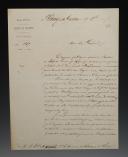 Army of the East. SIGNED LETTER FROM GENERAL MAC MAHON, commanding the reserve corps and the line of the Tchernaïa, TO GENERAL MORRIS, commanding the Division of the Chasseurs d'Afrique, Camp de Tracktir, October 1st, 1855. 18999-10