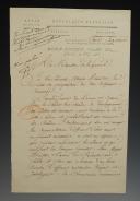 Armée de l'Ouest, 1801.  LETTRE AUTOGRAPHE SIGNÉE BERNADOTTE, Conseiller d'Etat, Général en Chef, AU MINISTRE DE LA GUERRE : demande de renfort d'officiers d'état-major, 29 nivôse an 9 (19 janvier 1801). 18910-66