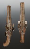 PAIRE DE PISTOLETS À DOUBLE CANON SIGNÉS « SOVICHE / LE CADET », Ancienne Monarchie. 33736