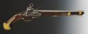 PISTOLET D'OFFICIER DE CAVALERIE ESPAGNOLE DU RÉGIMENT « DEL PRINCIPE », modèle de 1789. Règne de Charles IV. 3459534595