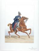 Photo 2 : 1830. Gendarmerie Royale des Départements. Gendarme à Cheval.