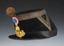Photo 2 : SHAKO D'OFFICIER DU GÉNIE, modèle 1872, Troisième République. 27779