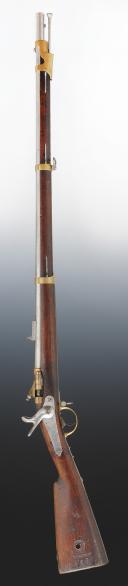 Photo 3 : FUSIL DE DRAGONS, modèle 1842 transformé 1867 « à tabatière », Second Empire. 29390R