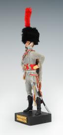 Photo 4 : MARCEL RIFFET - FIRST EMPIRE HUSSARD OFFICER: dressed figurine, 20th century. 26438