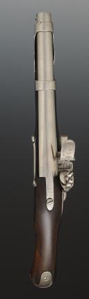 Photo 4 : PISTOLET DE CAVALERIE, modèle 1763-1766, fabrication révolutionnaire par la Manufacture de Charleville, Révolution. 33471