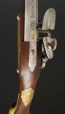 Photo 4 : PISTOLET D'OFFICIER DE CAVALERIE ESPAGNOLE DU RÉGIMENT « DEL PRINCIPE », modèle de 1789. Règne de Charles IV. 3459534595