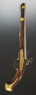 Photo 6 : PISTOLET D'OFFICIER DE CAVALERIE ESPAGNOLE DU RÉGIMENT « DEL PRINCIPE », modèle de 1789. Règne de Charles IV. 3459534595
