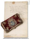 Photo 12 : Officer's cartridge box of the Grenadiers on horseback of the King's Military Household, Louis XV (1740-1750).