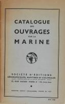 Photo 1 : CHALLAMEL - " Catalogue des ouvrages sur la marine " - Paris - Mai 1952