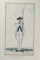 Nicolas Hoffmann, Régiment d'Infanterie (Angoumois), au règlement de 1786.