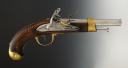 Photo 1 : VERY NICE REPRODUCTION OF A FIRST EMPIRE CAVALRY PISTOL, Year XIII model from the Imperial Manufacture of Saint Étienne, 21st century. 27267