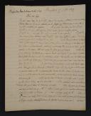 HANDWRITTEN LETTER FROM A.C.T. DANCOURT, lieutenant in the 7th Cuirassiers Regiment, TO HIS FATHER, former lawyer in Corbeil (Seine et Oise), Brussels, July 17, 1811. 18855-19