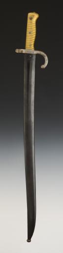 YATAGAN BAYONET SABER, Chassepot model, Third Republic. 32241