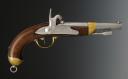 CAVALRY PISTOL, MODEL 1822 T BIS, FROM THE ROYAL MANUFACTURE OF CHARLEVILLE, July Monarchy. 33472
