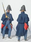 Photo 2 : 1830. Gendarmerie Royale des Départements. Brigadier, Gendarme à Cheval.
