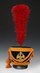 Photo 2 : REPRODUCTION OF A SHAKO OF THE IMPERIAL GUARD SAILOR CORPS “SAILORS OF THE GUARD”, model 1809, First Empire, 21st century. 26673
