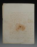 Photo 2 : Army of Spain. LETTER FROM MARIUS CLARY TO HIS UNCLE NICOLAS CLARY, Madrid, February 1st, 1812. 18906-9