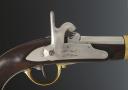 Photo 2 : PISTOLET DE CAVALERIE, modèle 1822 T BIS, DE LA MANUFACTURE IMPÉRIALE DE SAINT-ÉTIENNE, Second Empire. 29583R
