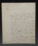 Photo 2 : Algeria, 1845. SIGNED LETTER BY BUGEAUD DE LA PICONNERIE, Duke of Isly, Governor General of Algeria, to Mr. Billard, former Prefect, Algiers, August 16, 1845. 18901-11