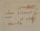 Photo 2 : HANDWRITTEN LETTER FROM A.C.T. DANCOURT, lieutenant in the 7th Cuirassiers Regiment, TO HIS FATHER, former lawyer in Corbeil (Seine et Oise), Brussels, July 17, 1811. 18855-19