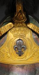 Photo 2 : OFFICER'S HELMET OF THE NATIONAL GUARD ON HORSEBACK, model 1814-1830, Restoration period. 27695-1