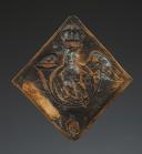 Photo 2 : SHAKO PLATE OF THE LIGHT INFANTRY VOLTIGEURS OF THE 5th LINE INFANTRY REGIMENT, 1806 model, First Empire. 32577