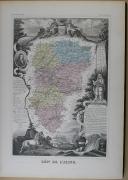 Photo 3 : V. LEVASSEUR - "  Atlas national illustré des 89 département de la France, divisé par arrondissements et en commune " - Paris - 1869