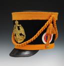 Photo 3 : REPRODUCTION OF A SHAKO OF THE IMPERIAL GUARD SAILOR CORPS “SAILORS OF THE GUARD”, model 1809, First Empire, 21st century. 26673