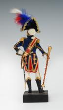 Photo 3 : MARCEL RIFFET - TAMBOUR MAJOR DES GRENADIERS DE LA GARDE IMPÉRIALE PREMIER EMPIRE : figurine habillée, XXème siècle. 26437