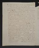 Photo 3 : HANDWRITTEN LETTER FROM A.C.T. DANCOURT, lieutenant in the 7th Cuirassiers Regiment, TO HIS FATHER, former lawyer in Corbeil (Seine et Oise), Brussels, July 17, 1811. 18855-19