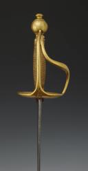 Photo 3 : SABRE DE BAS-OFFICIER D'INFANTERIE; modèle de 1750, Ancienne Monarchie règne de Louis XV, de 1750 à 1767. 34597