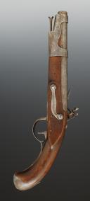 Photo 3 : PISTOLET D'ARÇON, modèle de 1763-1766, version républicaine. Première République entre 1794 et 1795. 34630