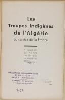 Photo 4 : LESPES (R.) - " Les Troupes Indigènes de l'Agérie au service de la France  " - Alger - 1941