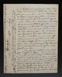 Photo 4 : Algeria, 1845. SIGNED LETTER BY BUGEAUD DE LA PICONNERIE, Duke of Isly, Governor General of Algeria, to Mr. Billard, former Prefect, Algiers, August 16, 1845. 18901-11