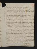 Photo 4 : HANDWRITTEN LETTER FROM A.C.T. DANCOURT, lieutenant in the 7th Cuirassiers Regiment, TO HIS FATHER, former lawyer in Corbeil (Seine et Oise), Brussels, July 17, 1811. 18855-19