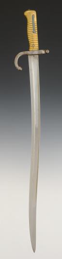 Photo 4 : YATAGAN BAYONET SABER, Chassepot model, Third Republic. 32241