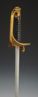 Photo 5 : SABRE D'OFFICIER D'INFANTERIE, modèle 1845, Second Empire. 30692