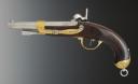 Photo 6 : PISTOLET DE CAVALERIE, modèle 1822 T BIS, DE LA MANUFACTURE IMPÉRIALE DE SAINT-ÉTIENNE, Second Empire. 29583R