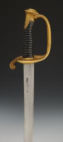 Photo 6 : SABRE D'OFFICIER D'INFANTERIE, modèle 1845, Second Empire. 30692