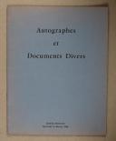 Autographes et documents divers