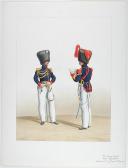 1830. Garde Royale. Régiment d'Artillerie. Lieutenant en Second, Maréchel des Logis-Fourrier.