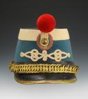 SHAKO TROOP OF HUSSARS OF THE SECOND SQUADRON, model 1874, Third Republic. 27508-1