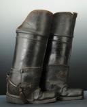 Photo 1 : Postilion boots, second half of 18th century, Louis XV’s and Louis XVI’s eras.