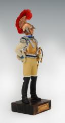 Photo 2 : MARCEL RIFFET - FIRST EMPIRE CARABINIER OFFICER: dressed figurine, 20th century. 26435