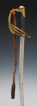 Photo 2 : LIGHT CAVALRY OFFICER'S SABER, type 1822, Third Republic, circa 1914-1940. 29159