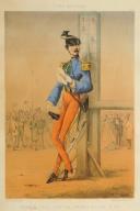 Photo 2 : DRANER - OFFICER OF THE LANCERS OF THE IMPERIAL GUARD IN SMALL DRESS, 1863, Second Empire: Lithograph. 18545-19